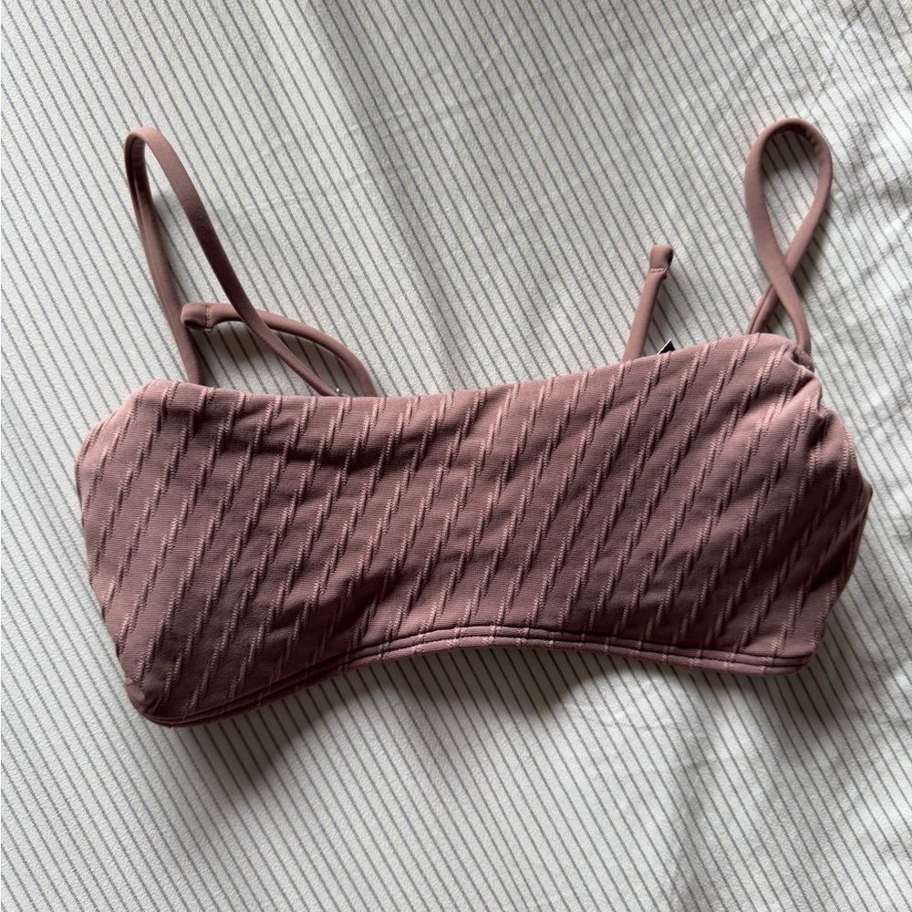 Mauve bikini top